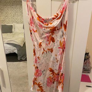Zara Floral Print mini slip dress